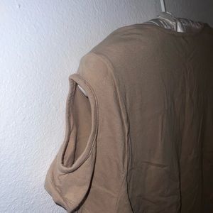 Shirts one mauve and one beige. Comfortable. Brand new.